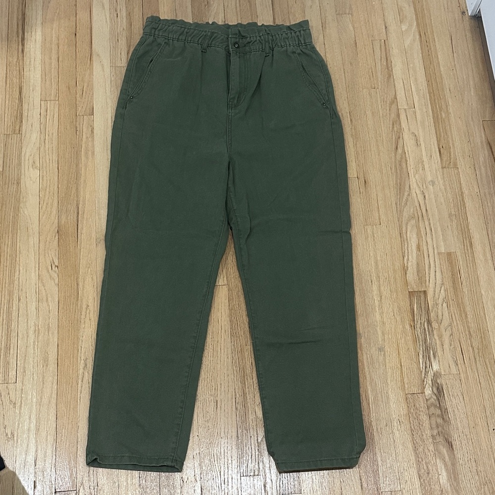 7 For All Mankind Men's Green Chinos